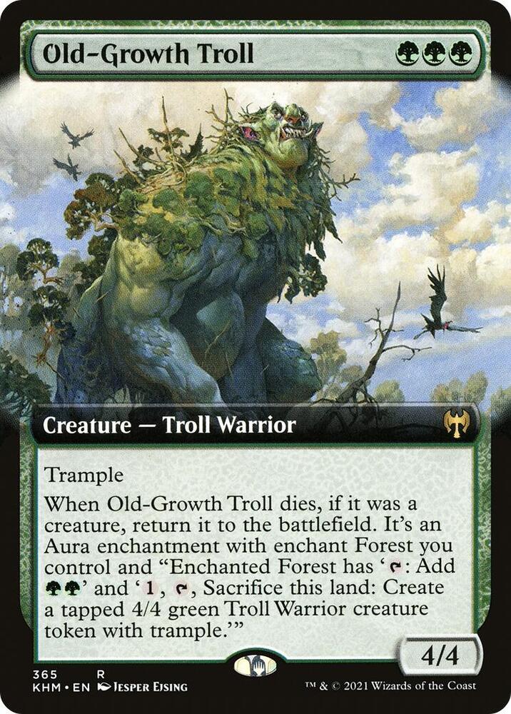 Old-Growth Troll (Extended Art) [Kaldheim] 365