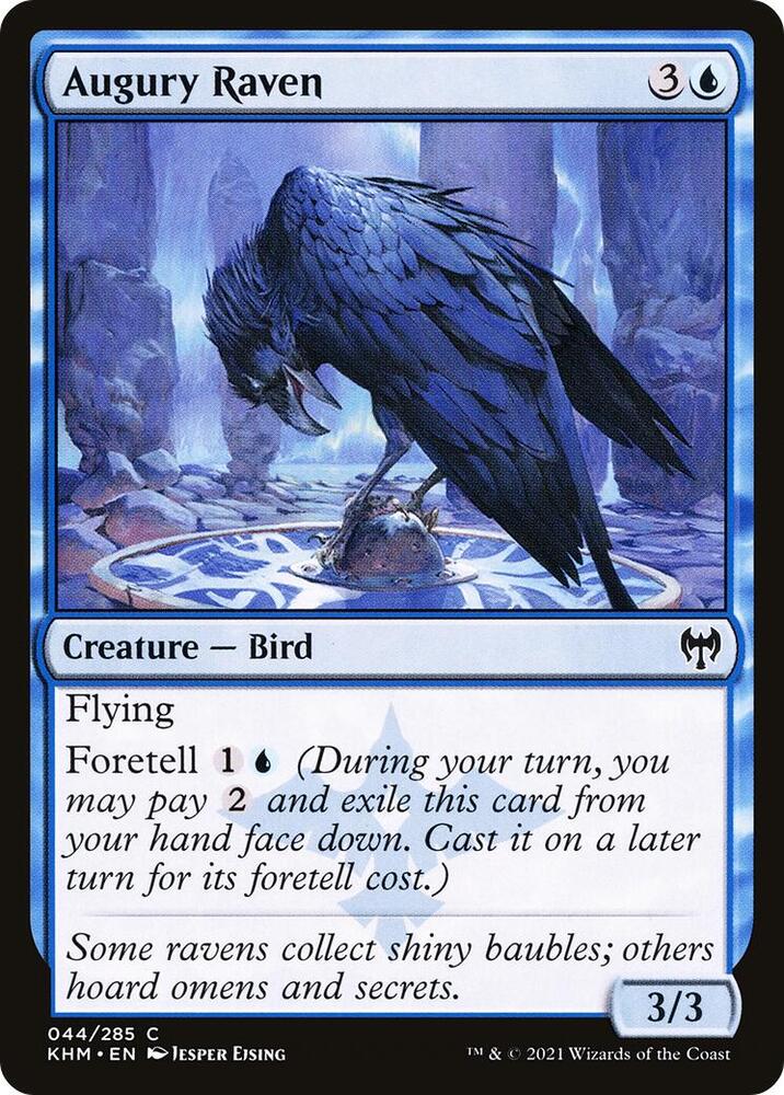 Augury Raven [Kaldheim] 44
