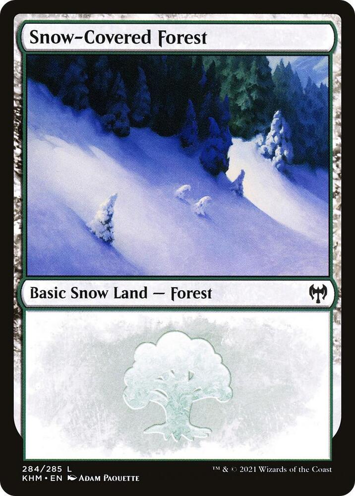 Snow-Covered Forest (284) [Kaldheim] 284