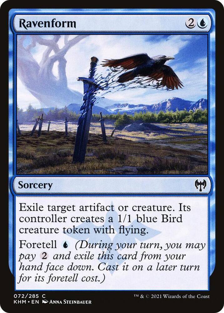 Ravenform [Kaldheim] 72