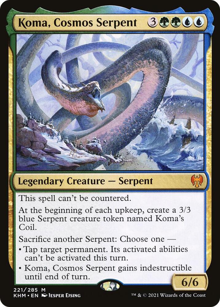 Koma, Cosmos Serpent [Kaldheim] 221