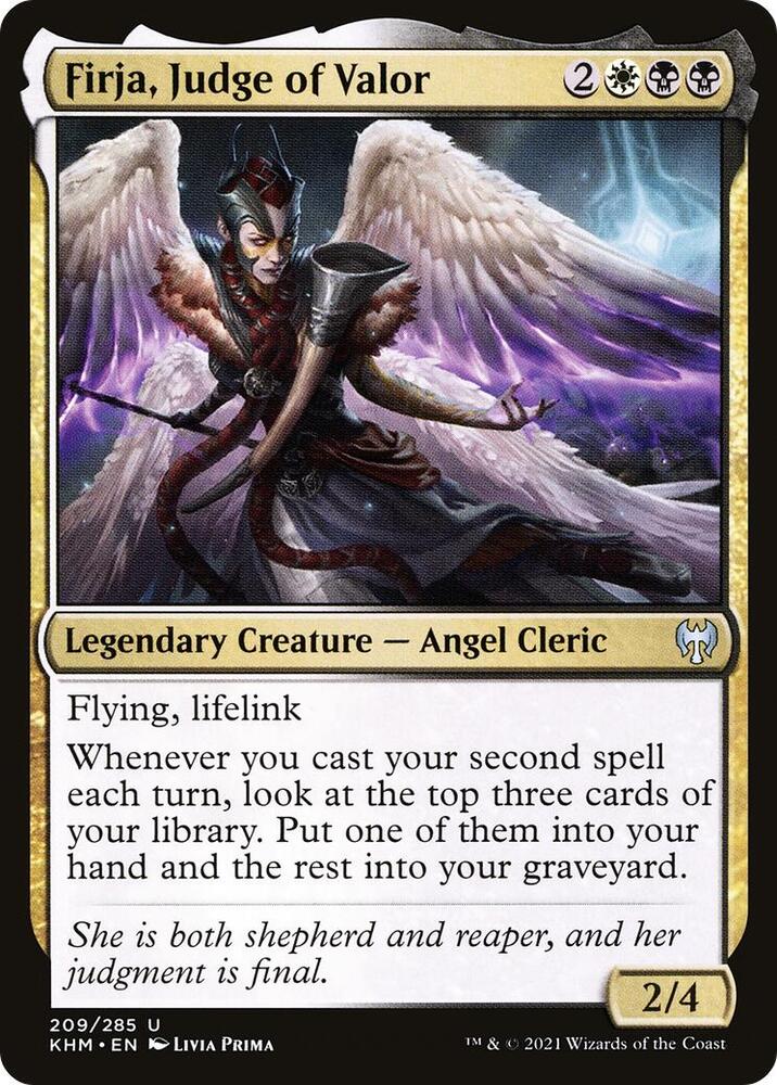 Firja, Judge of Valor [Kaldheim] 209