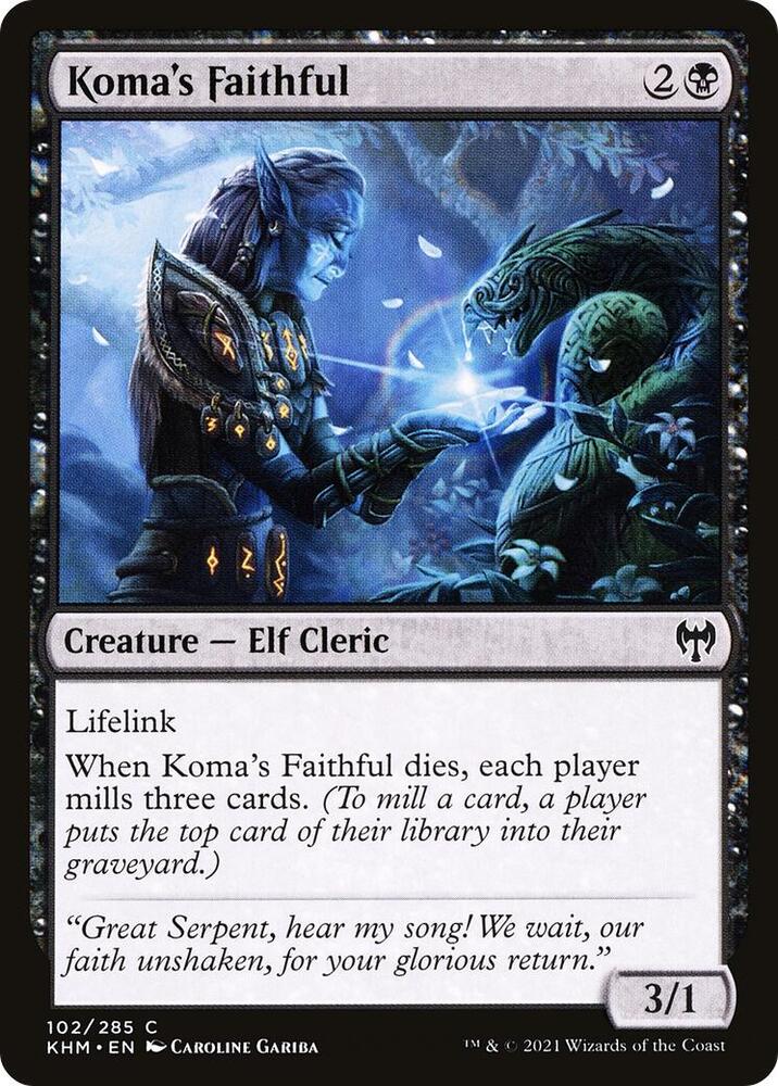 Koma's Faithful [Kaldheim] 102