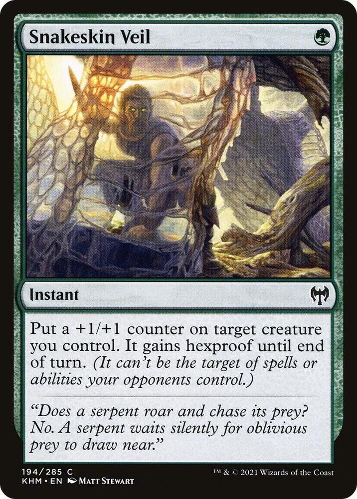 Snakeskin Veil [Kaldheim] 194
