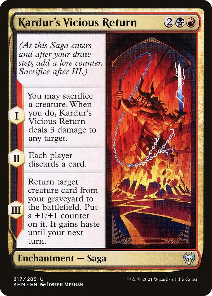 Kardur's Vicious Return [Kaldheim] 217