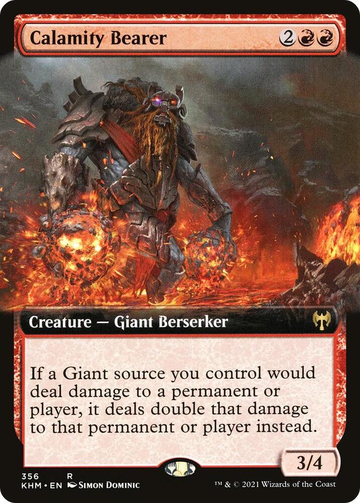 Calamity Bearer (Extended Art) [Kaldheim] 356