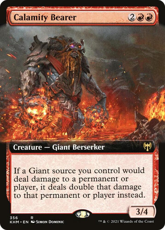 Calamity Bearer (Extended Art) [Kaldheim] 356