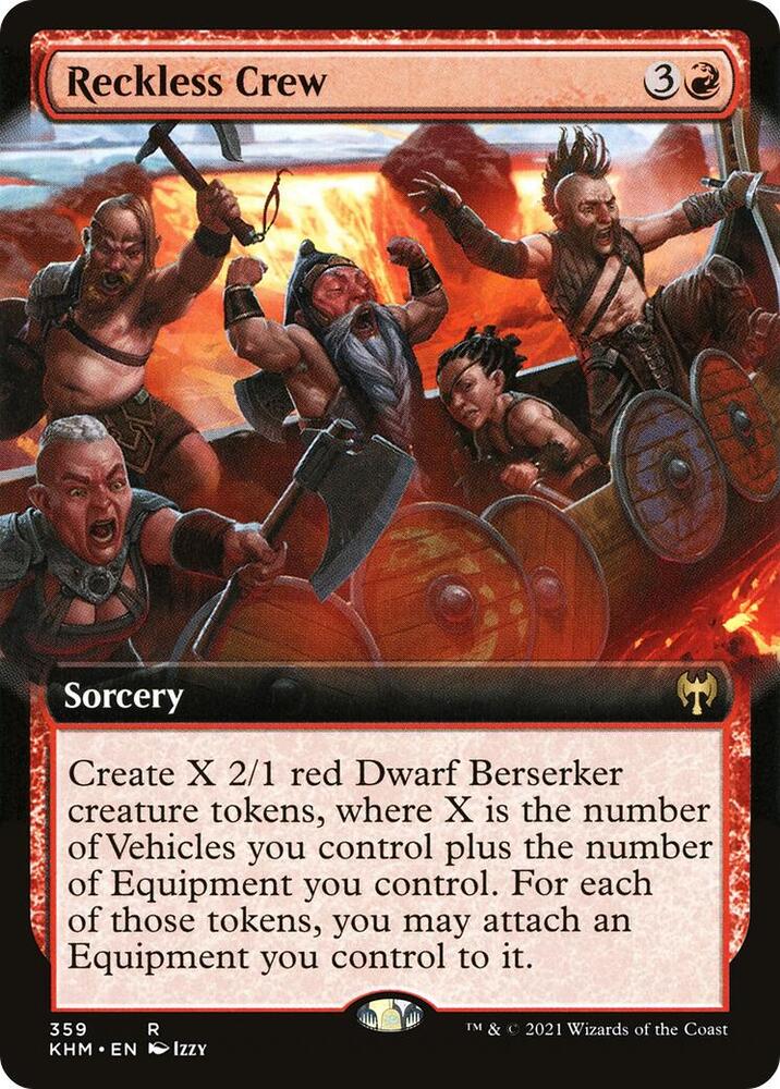 Reckless Crew (Extended Art) [Kaldheim] 359