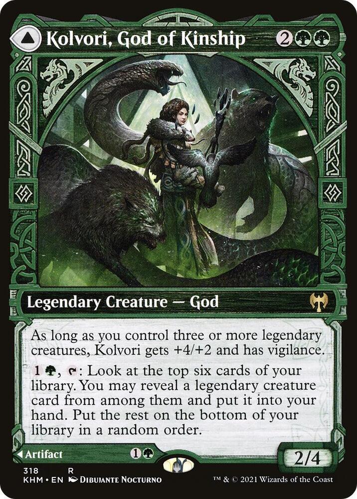 Kolvori, God of Kinship (Showcase) [Kaldheim] 318