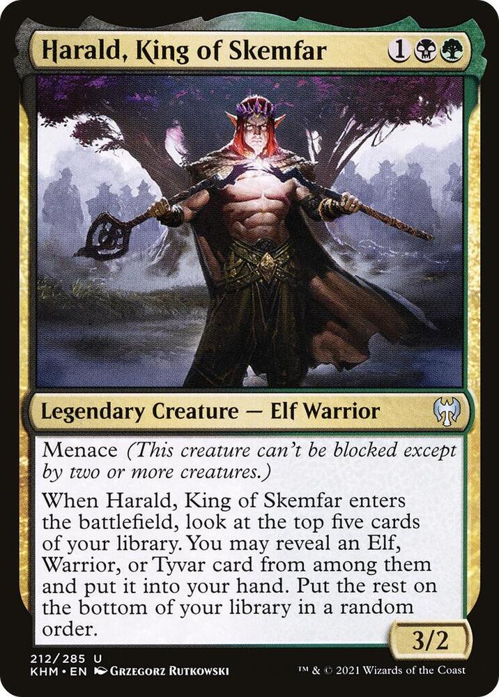 Harald, King of Skemfar [Kaldheim] 212