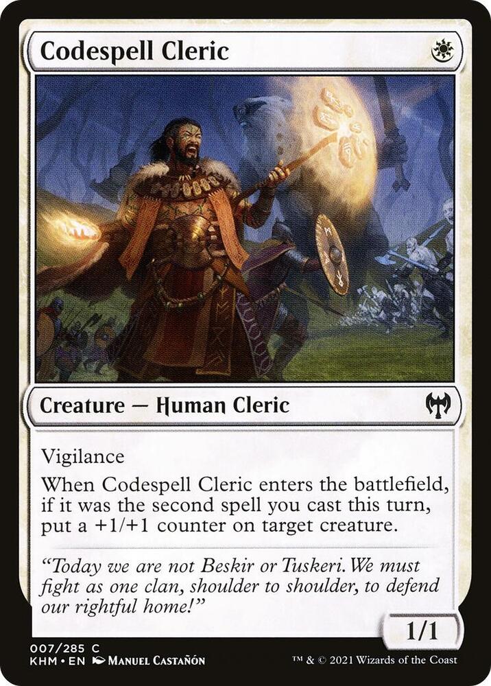Codespell Cleric [Kaldheim] 7