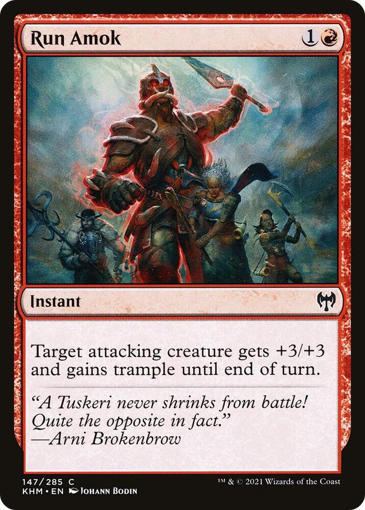 Run Amok [Kaldheim] 147