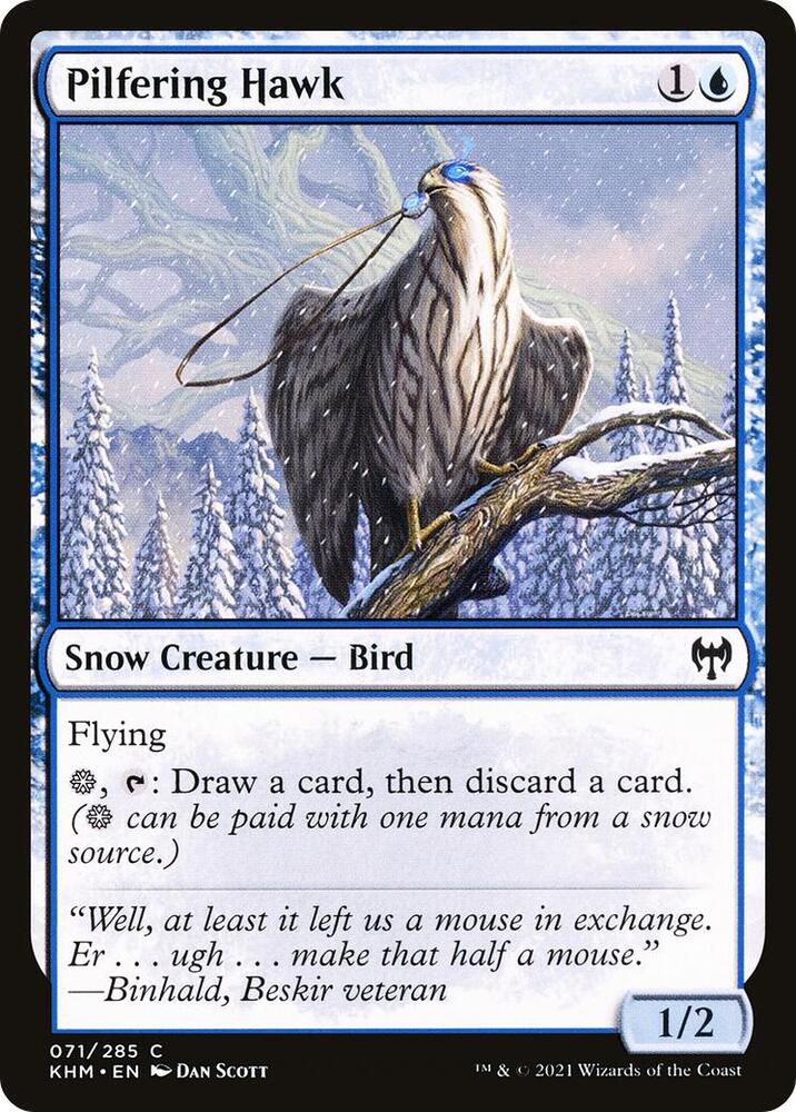 Pilfering Hawk [Kaldheim] 71