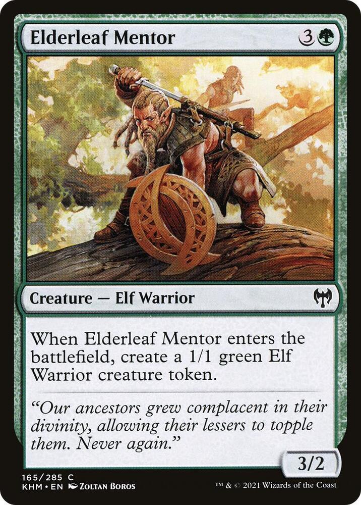 Elderleaf Mentor [Kaldheim] 165