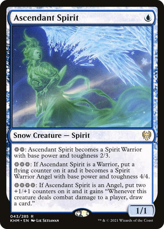 Ascendant Spirit [Kaldheim] 43