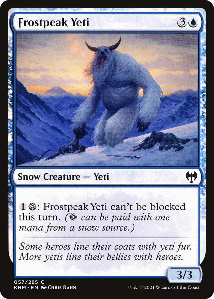 Frostpeak Yeti [Kaldheim] 57