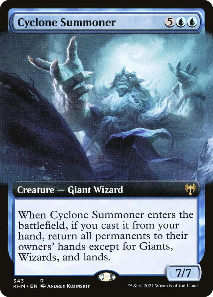 Cyclone Summoner (Extended Art) [Kaldheim] 343