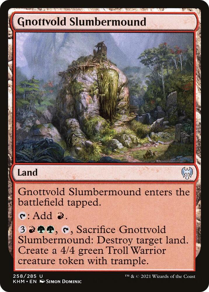 Gnottvold Slumbermound [Kaldheim] 258