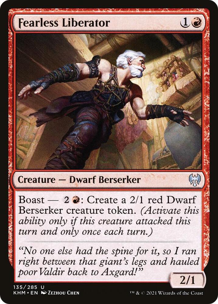 Fearless Liberator [Kaldheim] 135