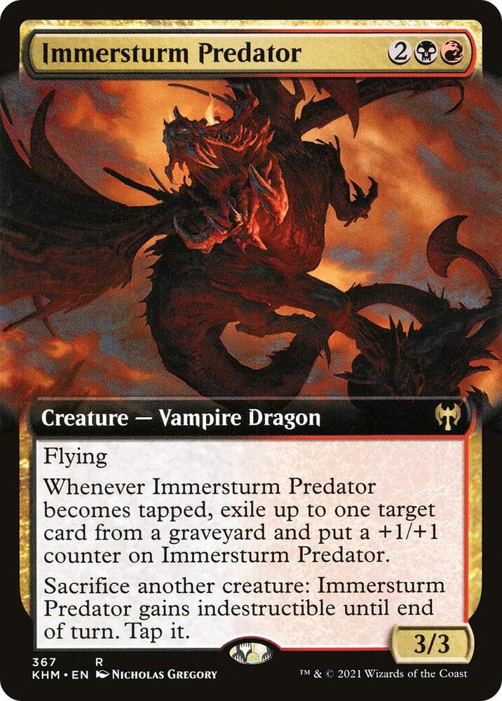 Immersturm Predator (Extended Art) [Kaldheim] 367