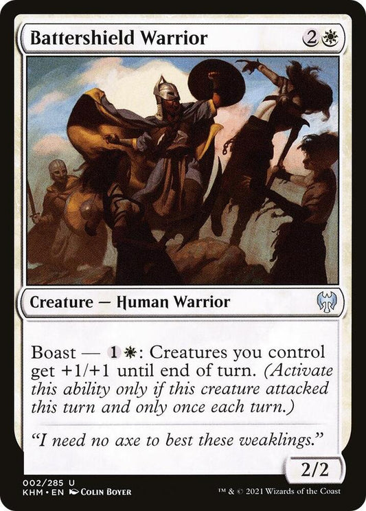 Battershield Warrior [Kaldheim] 2
