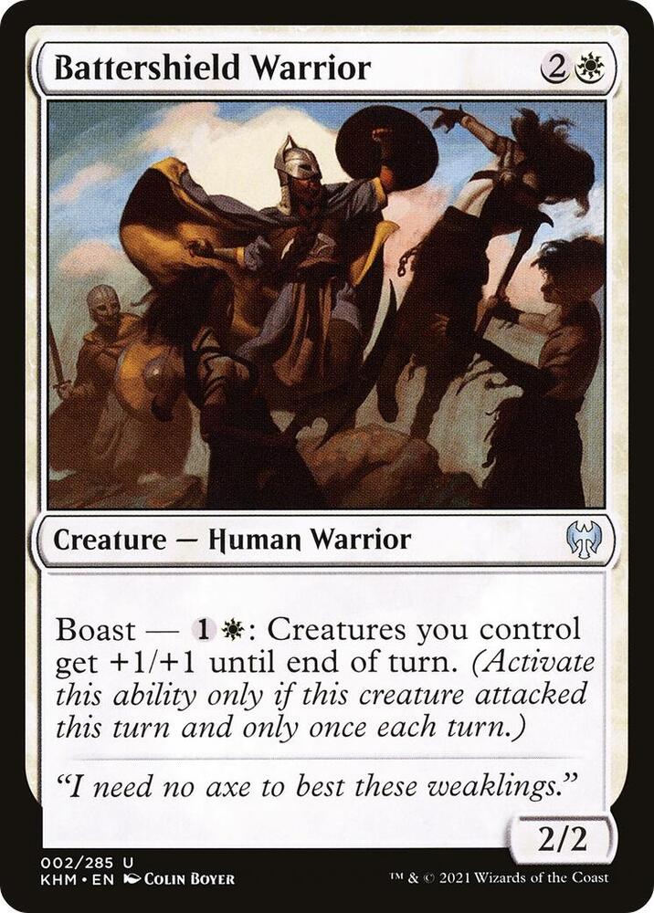 Battershield Warrior [Kaldheim] 2