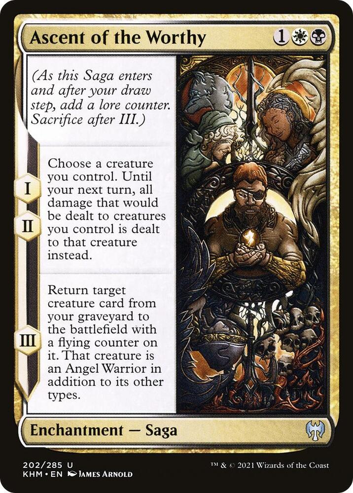 Ascent of the Worthy [Kaldheim] 202