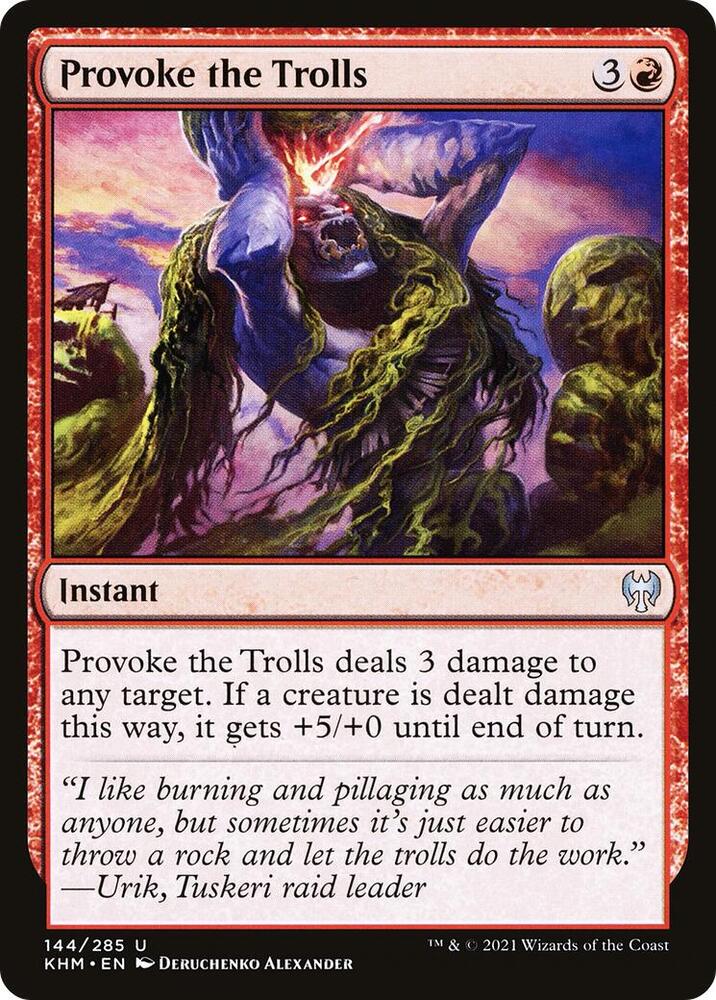 Provoke the Trolls [Kaldheim] 144