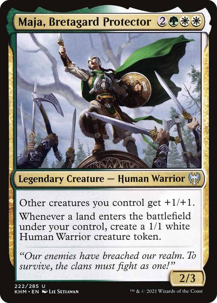 Maja, Bretagard Protector [Kaldheim] 222