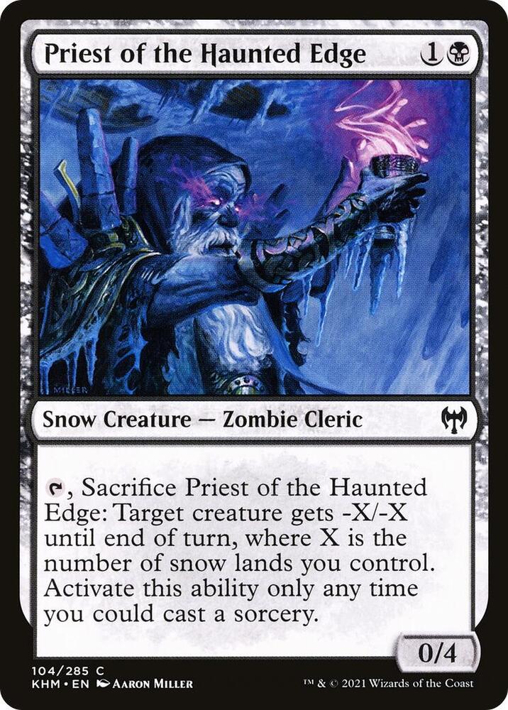 Priest of the Haunted Edge [Kaldheim] 104