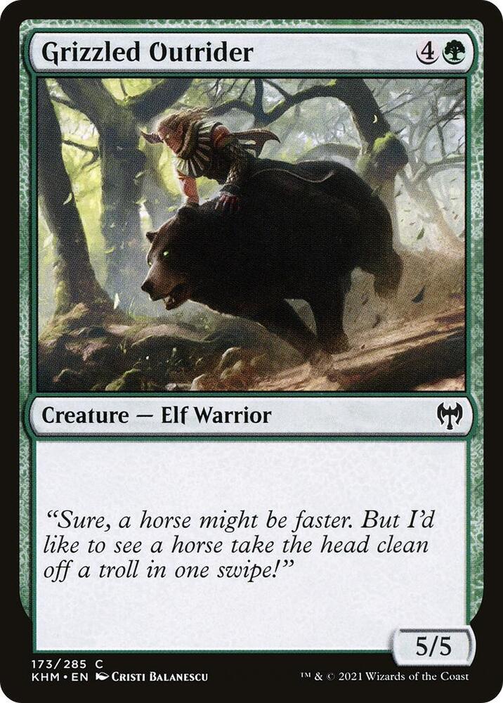 Grizzled Outrider [Kaldheim] 173