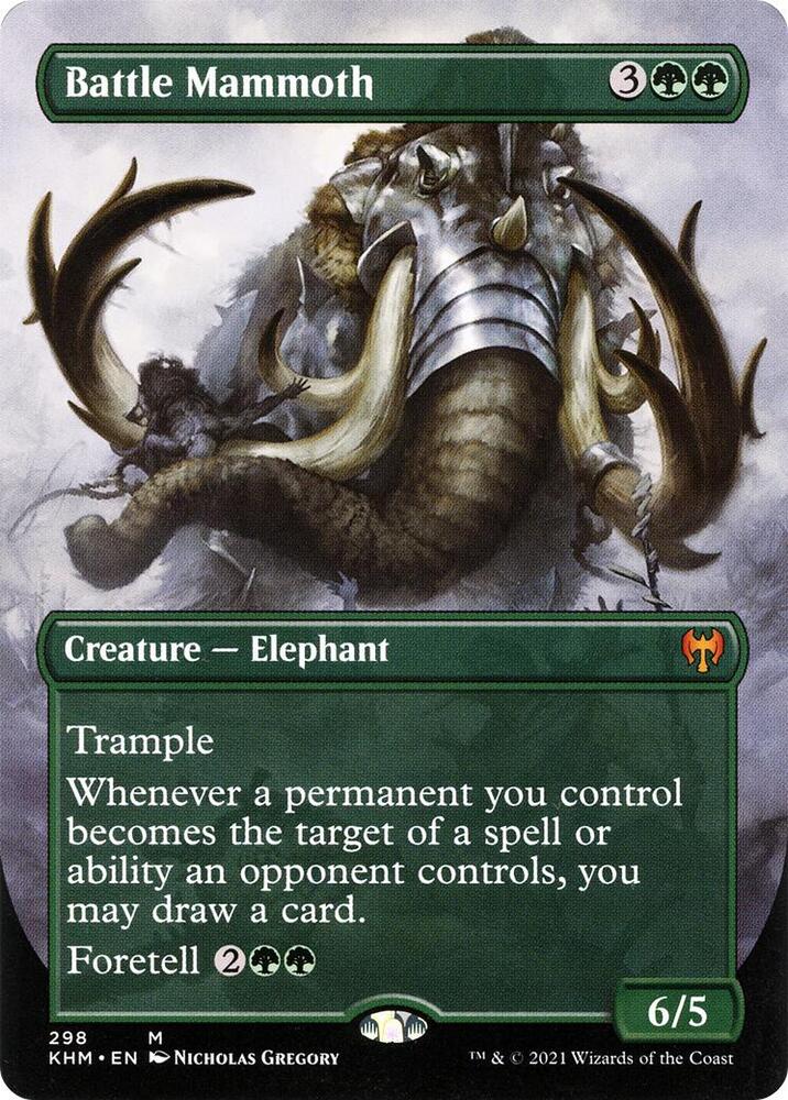 Battle Mammoth (Borderless) [Kaldheim] 298