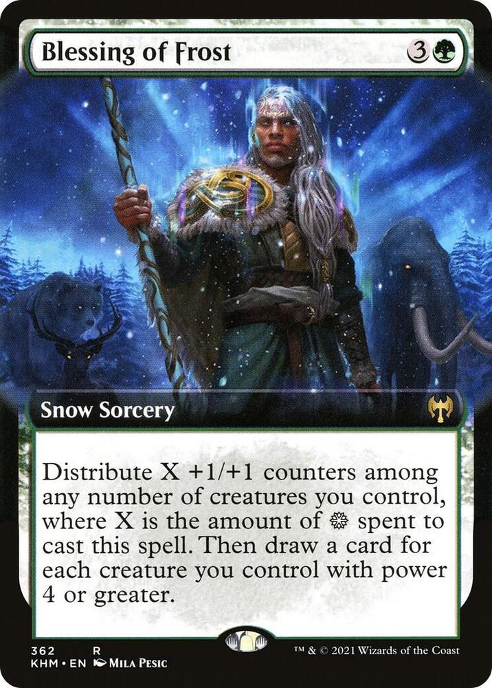 Blessing of Frost (Extended Art) [Kaldheim] 362
