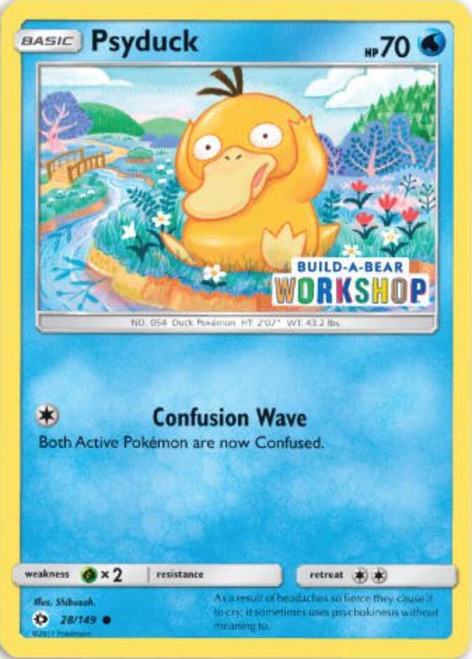 Psyduck - 28/149 (Build-A-Bear Workshop Exclusive) [Miscellaneous Cards & Products] 028/149