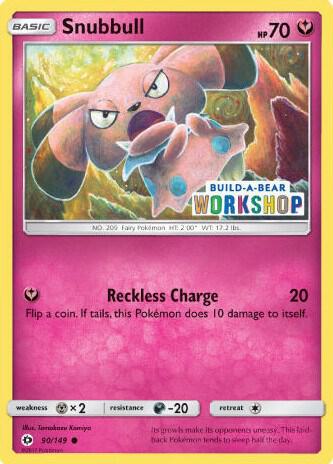 Snubbull - 90/149 (Build-A-Bear Workshop Exclusive) [Miscellaneous Cards & Products] 090/149