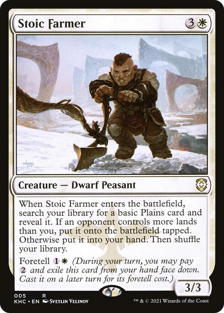 Stoic Farmer [Commander: Kaldheim] 5