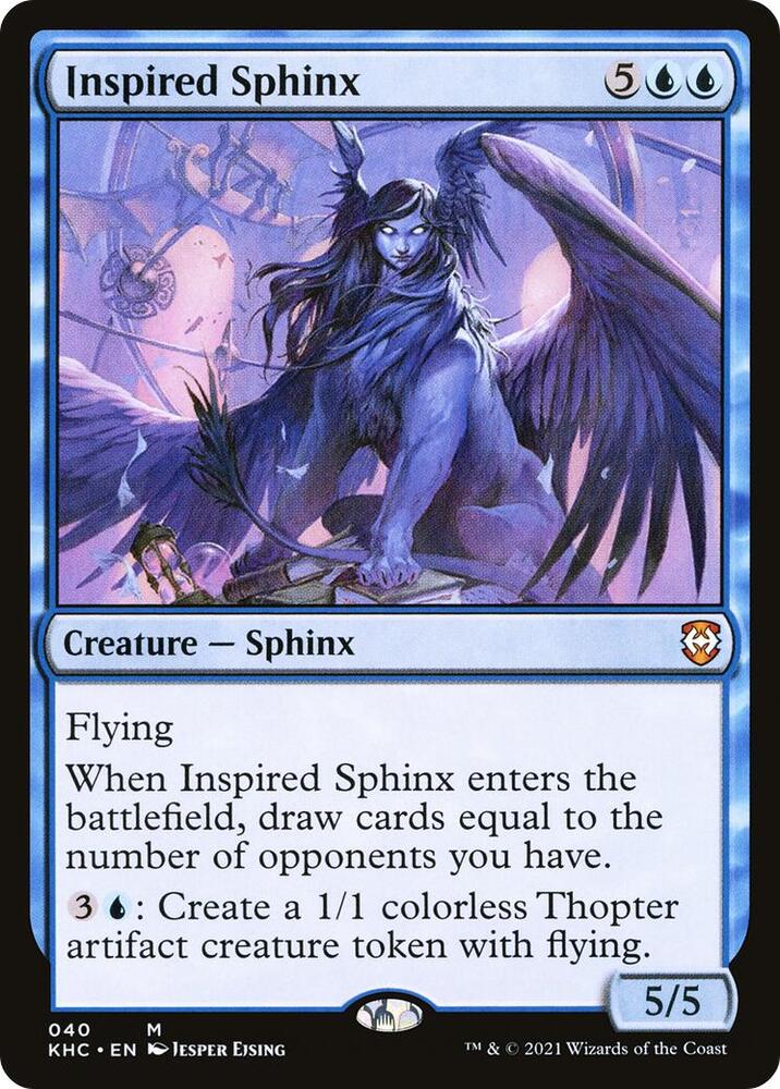 Inspired Sphinx [Commander: Kaldheim] 40