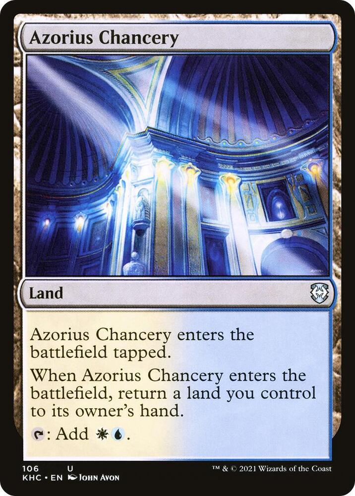Azorius Chancery [Commander: Kaldheim] 106