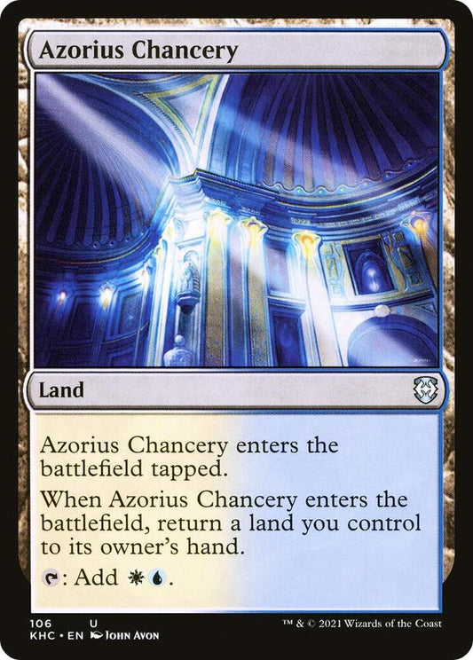 Azorius Chancery [Commander: Kaldheim] 106