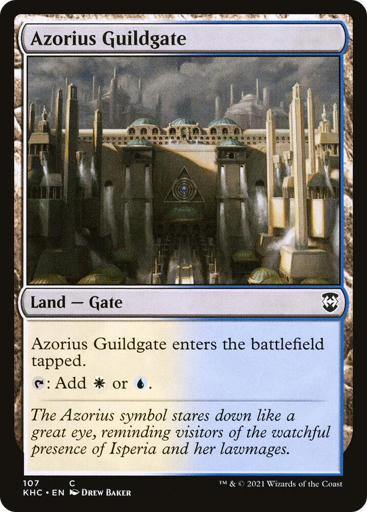 Azorius Guildgate [Commander: Kaldheim] 107