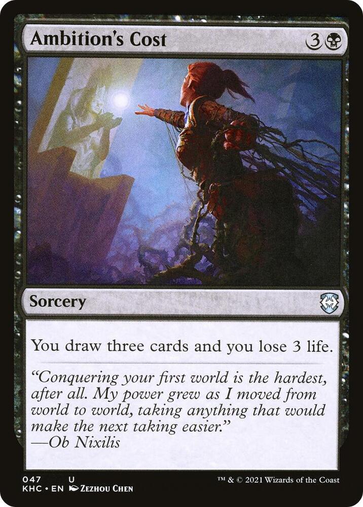 Ambition's Cost [Commander: Kaldheim] 47