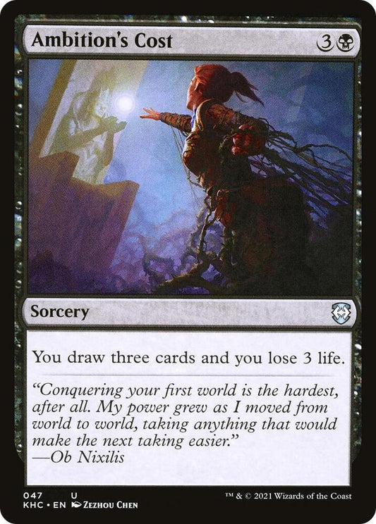 Ambition's Cost [Commander: Kaldheim] 47