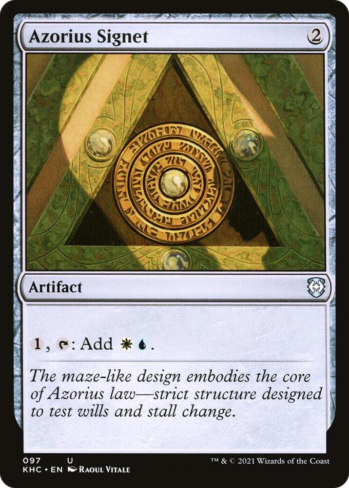 Azorius Signet [Commander: Kaldheim] 97