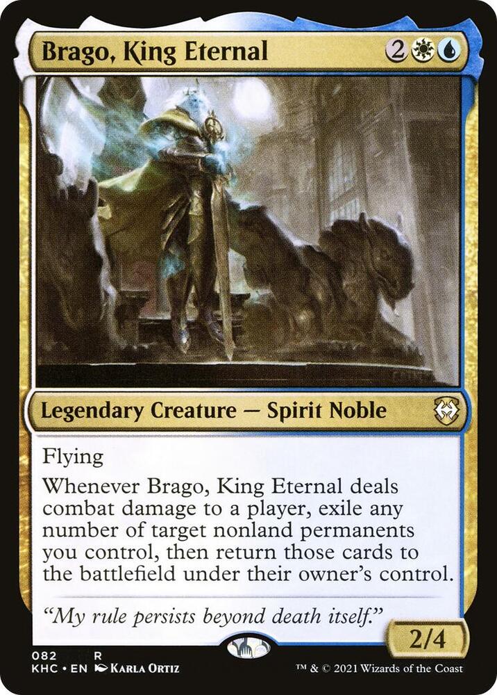 Brago, King Eternal [Commander: Kaldheim] 82
