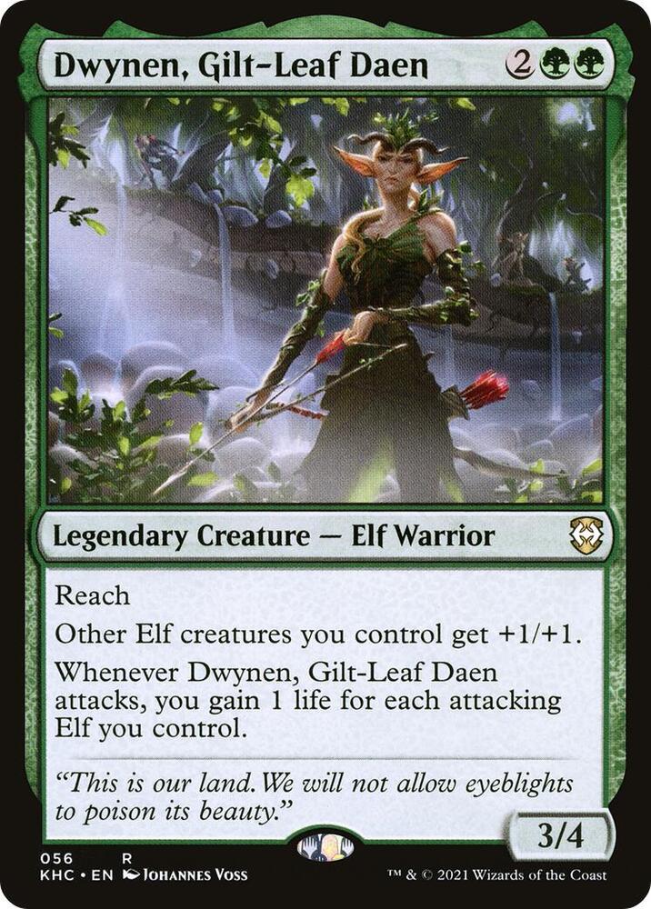Dwynen, Gilt-Leaf Daen [Commander: Kaldheim] 56