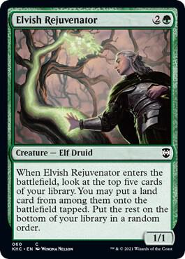 Elvish Rejuvenator [Commander: Kaldheim] 60