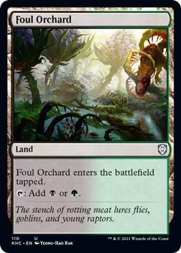 Foul Orchard [Commander: Kaldheim] 110