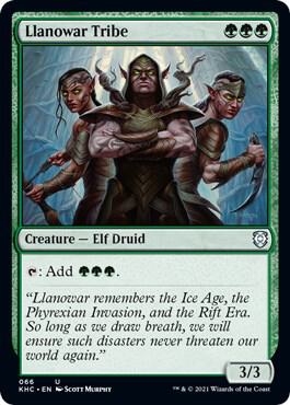 Llanowar Tribe [Commander: Kaldheim] 66