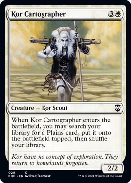 Kor Cartographer [Commander: Kaldheim] 28
