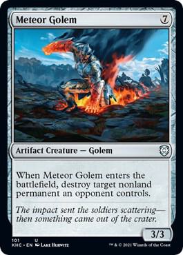 Meteor Golem [Commander: Kaldheim] 101